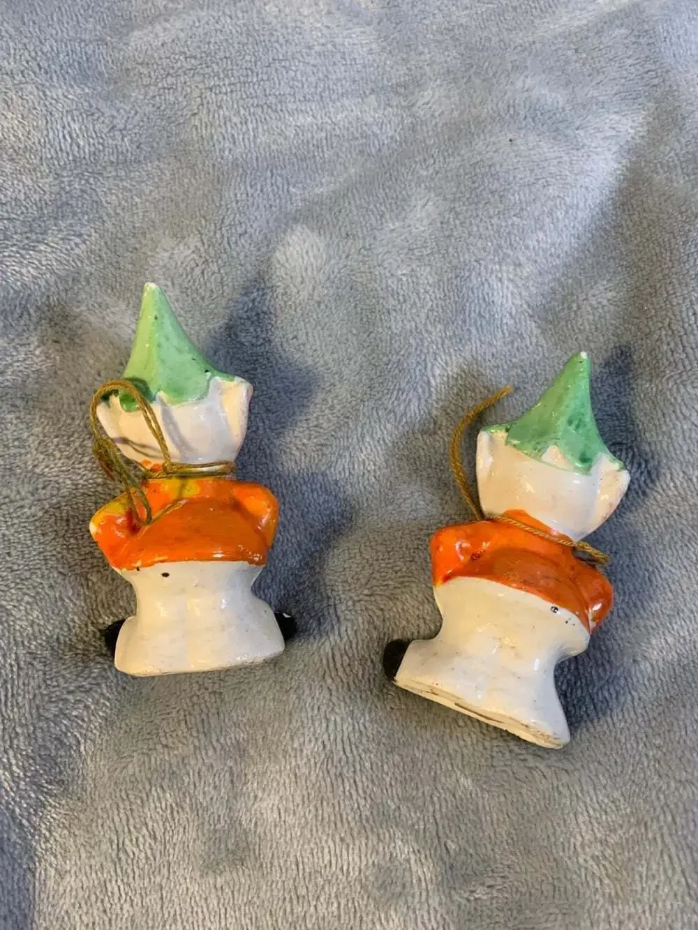 Antique Christmas Elf Pixie Salt and Pepper Shakers Made in Japan